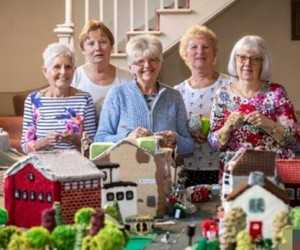 英国奶奶组编织小队 杰作也得到了小镇居民的赞赏