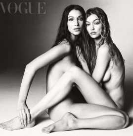 Gigi 与 Bella Hadid为《VOGUE UK》3月号全裸入镜